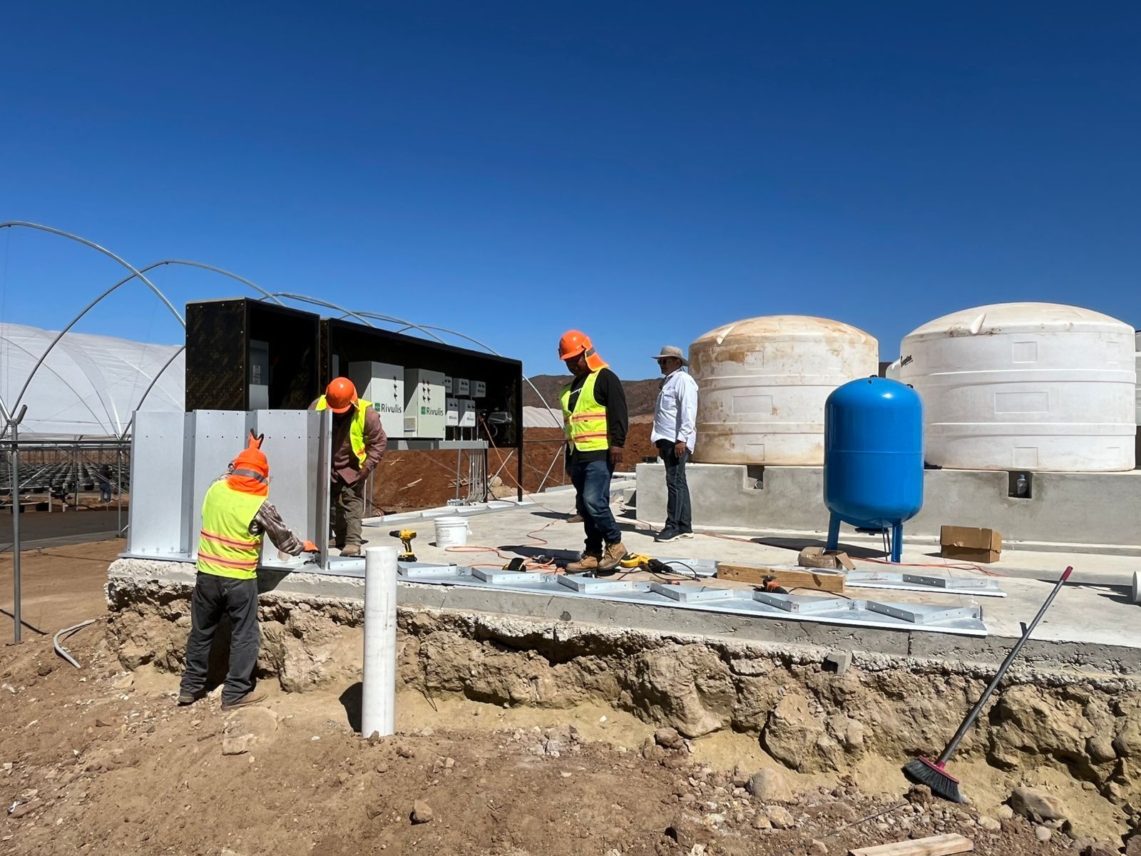 Almacén agrícola SteelMaster de Agrovision en Baja California, México