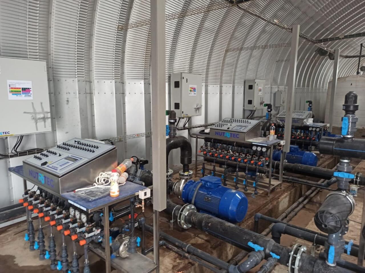 Almacén agrícola SteelMaster de Agrovision en Baja California, México